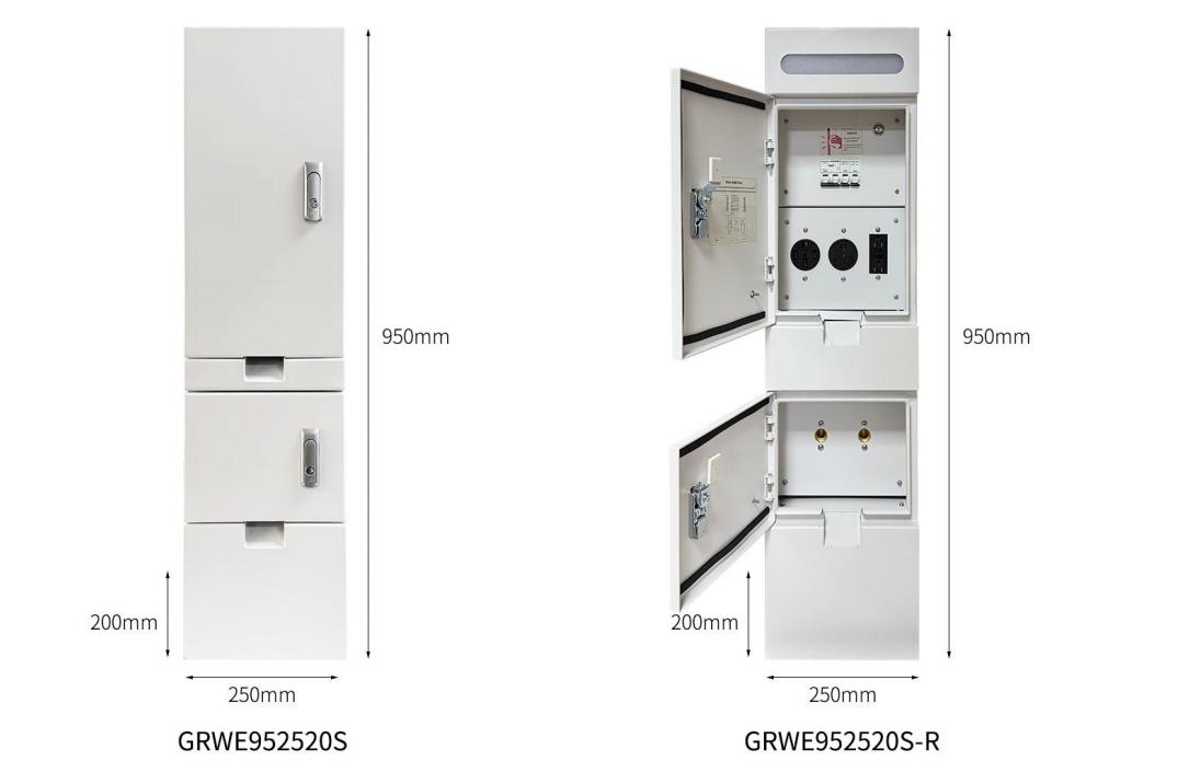 別墅專用水電樁GRWE952520 產品 正面實拍圖