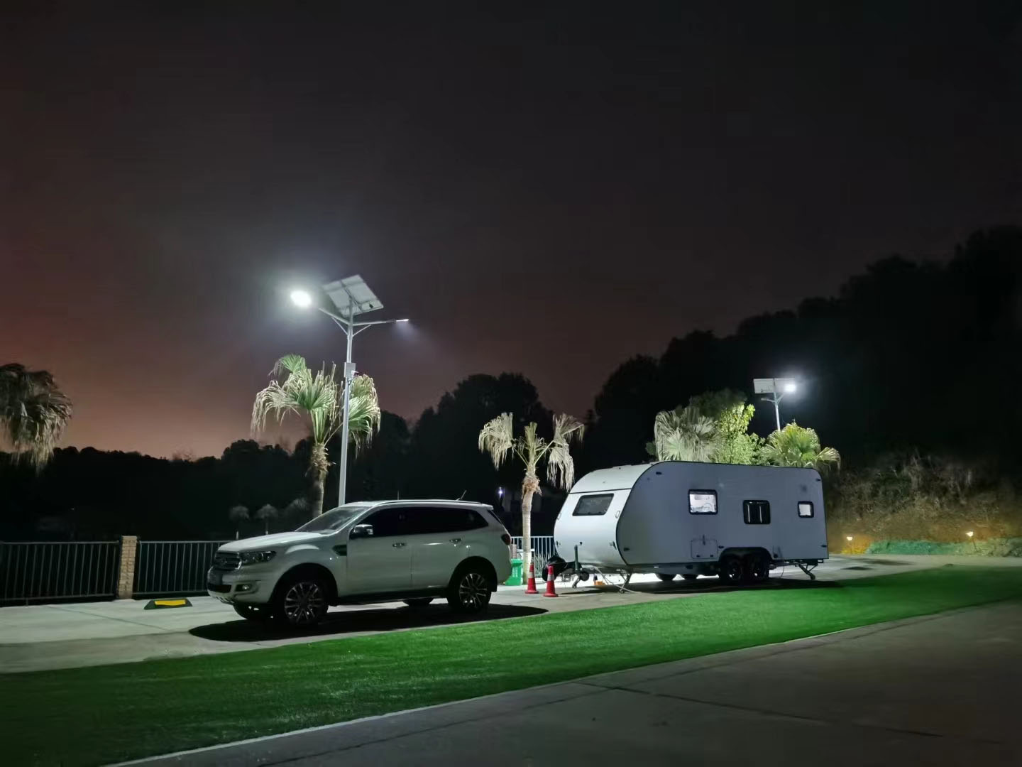 極亞智能水電樁在房車營地的應用 露營水電設施