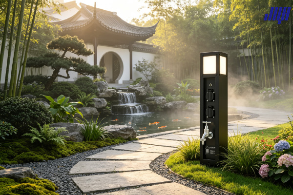 重慶墨香路檀府別墅庭院 2025標(biāo)桿項(xiàng)目戶外立柱實(shí)景